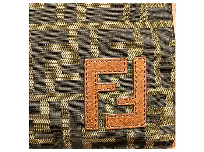 Borsa a tracolla Fendi Zucca Canvas marrone - vista 8