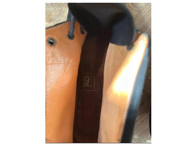 Stivaletti Kenzo neri vintage Nero - vista 3