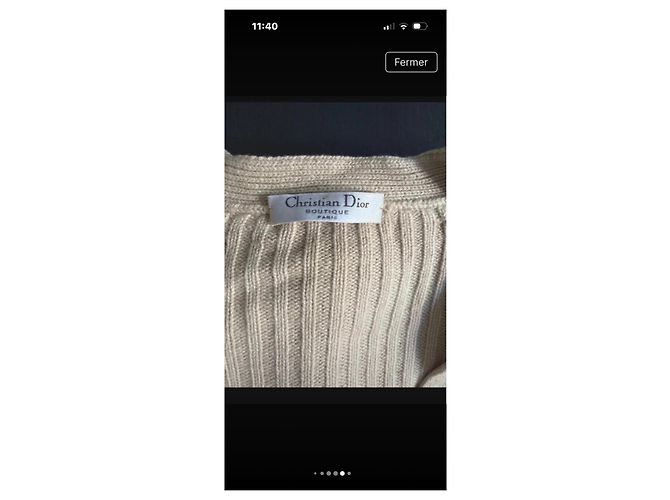 Christian Dior Kaschmir-Cardigan beige - Ansicht 5