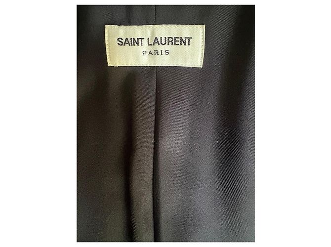 Autre Marque Saint Laurent schwarzer Wollblazer - Ansicht 8