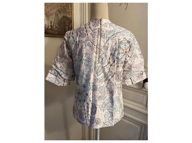 Autre Marque Blusa con estampado de atrapasueños Blanco Multicolor - vista 7