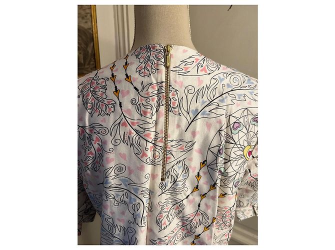 Autre Marque Blusa con estampado de atrapasueños Blanco Multicolor - vista 8