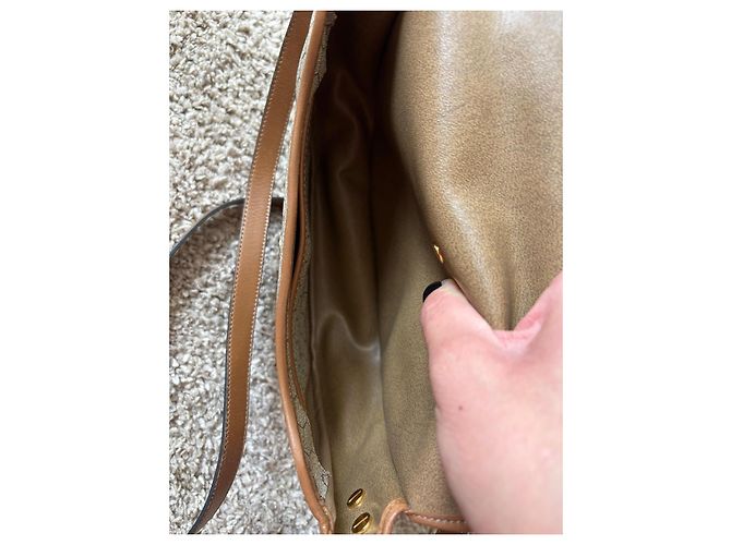 Dior Monogramme Schultertasche aus beschichtetem Canvas und Leder - Ansicht 5