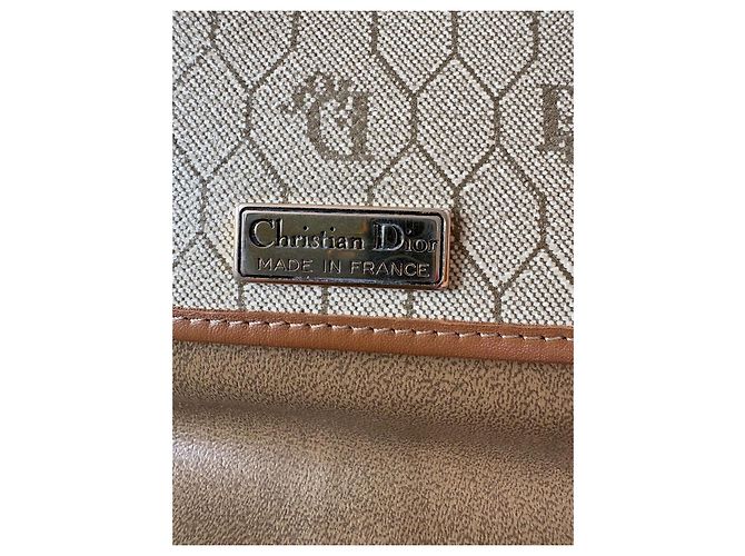 Dior Monogramme Schultertasche aus beschichtetem Canvas und Leder - Ansicht 7