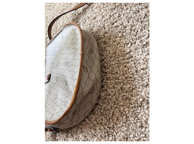Dior Monogramme Schultertasche aus beschichtetem Canvas und Leder - Ansicht 9