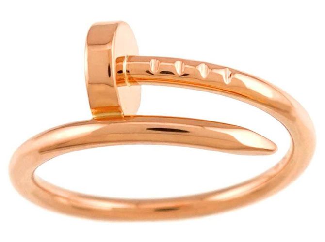 Anello Cartier Juste un Clou Small in oro rosa 18K - vista 2