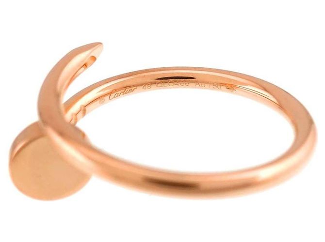 Anello Cartier Juste un Clou Small in oro rosa 18K - vista 3