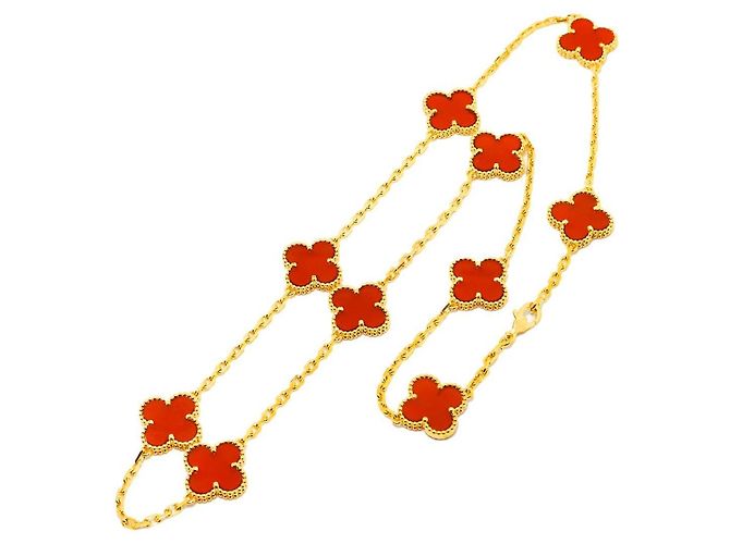 Collana Van Cleef & Arpels VCA Alhambra Corniola - vista 2