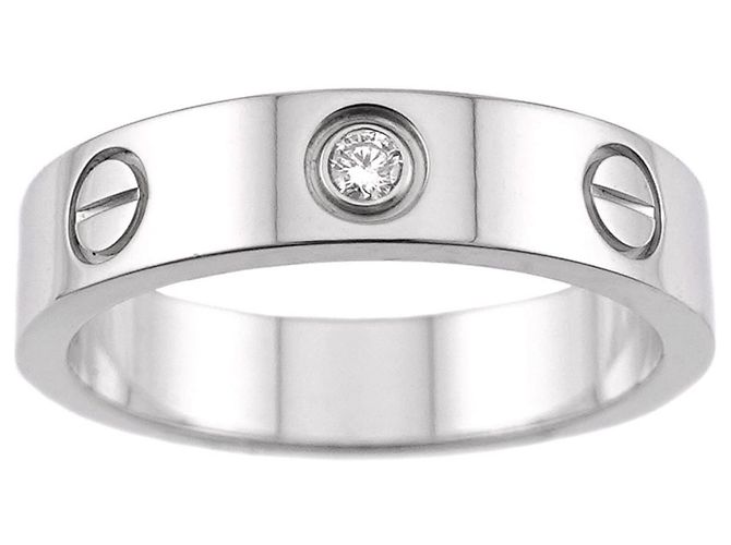 Cartier Mini Love Ring in 18K Weißgold - Ansicht 2