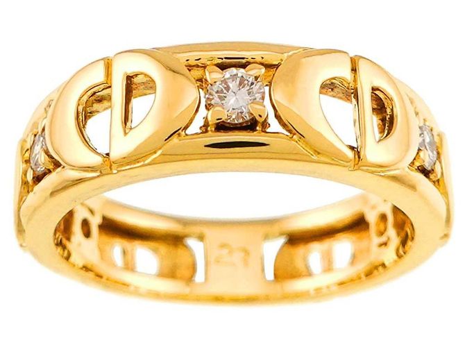 Anello Christian Dior 1 in Oro Giallo 18K - vista 2