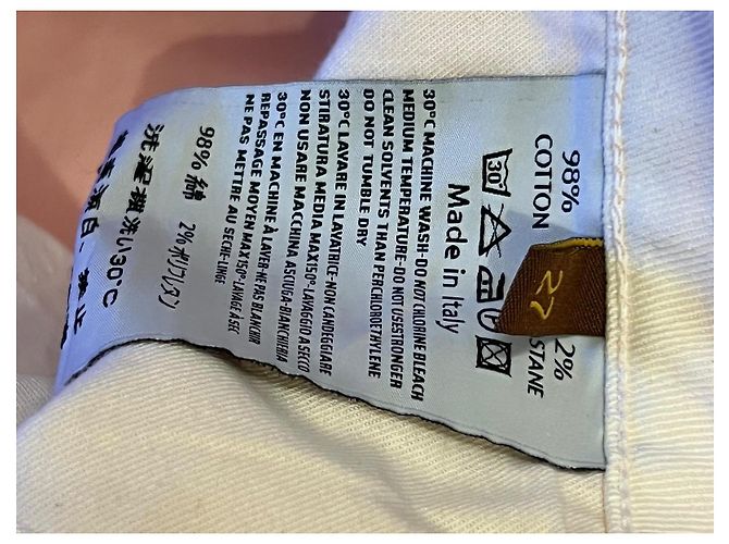 Autre Marque Pantalones de algodón con degradado rosa neón - vista 6