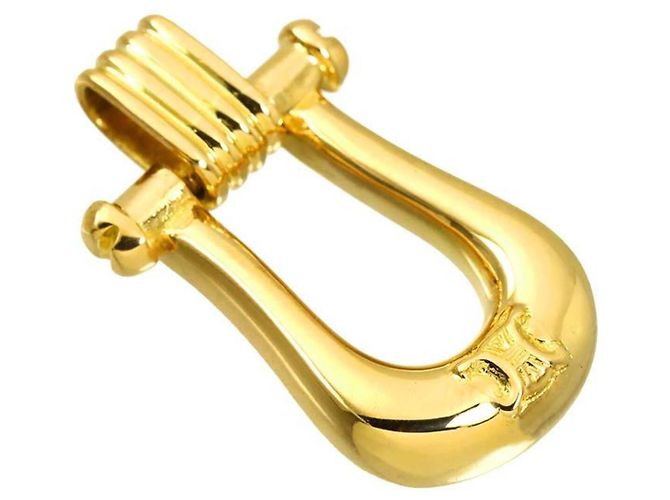 Diamond Céline Pendente Celine Macadam in oro giallo 18K - vista 2