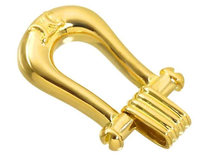 Diamond Céline Pendente Celine Macadam in oro giallo 18K - vista 3