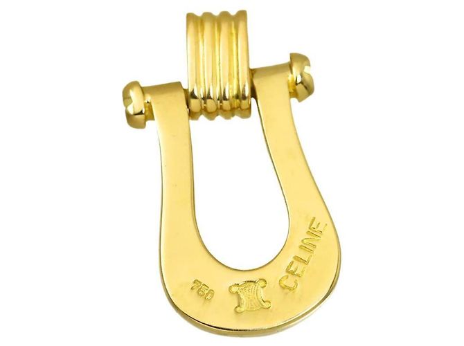Diamond Céline Pendente Celine Macadam in oro giallo 18K - vista 5
