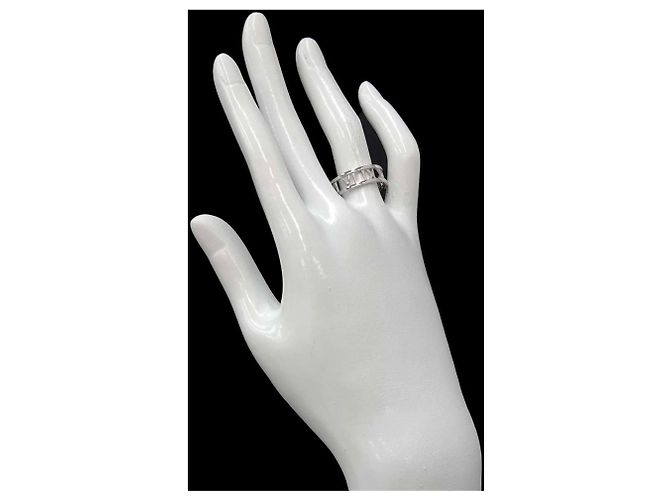 Autre Marque Anello Tiffany & Co. Atlas 1 in oro bianco 18K - vista 6