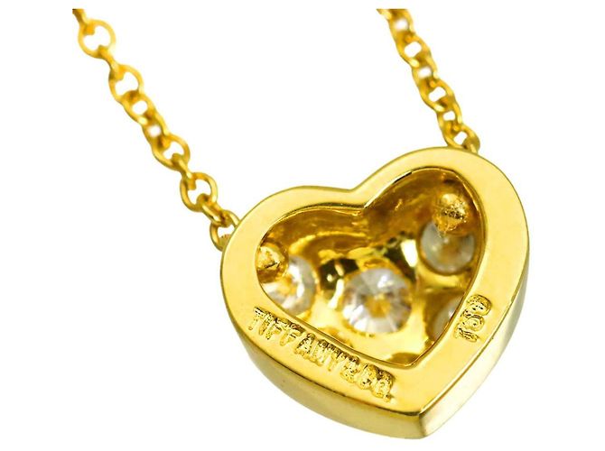 Autre Marque Collana Tiffany & Co. Friendship Heart con diamanti D'oro - vista 4