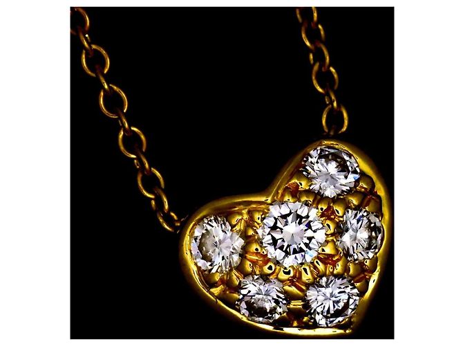 Autre Marque Collana Tiffany & Co. Friendship Heart con diamanti D'oro - vista 8