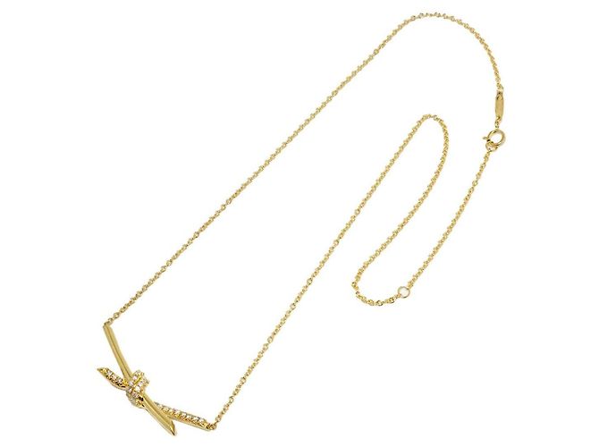 Autre Marque Collana Knot in diamanti Tiffany & Co. D'oro - vista 2