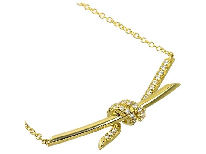 Autre Marque Collana Knot in diamanti Tiffany & Co. D'oro - vista 3