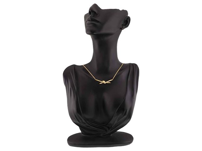 Autre Marque Collana Knot in diamanti Tiffany & Co. D'oro - vista 9