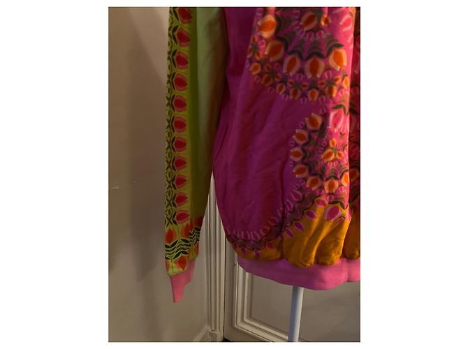 Autre Marque Sudadera estampada rosa y amarilla Blanco Verde Naranja Amarillo - vista 3