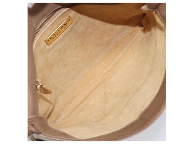 Bottega Veneta Tassel Flap Intrecciato Nappa Medium Beige - vista 5