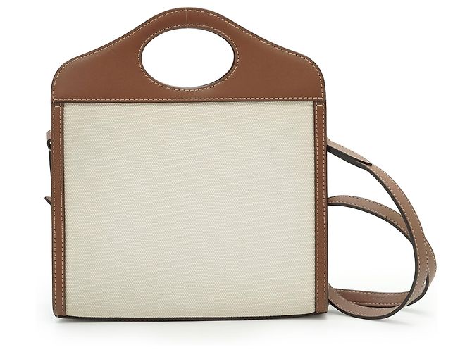 Burberry Mini Bolsa Horseferry Pocket Two-Tone - vista 2