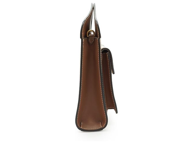 Burberry Mini Bolsa Horseferry Pocket Two-Tone - vista 3