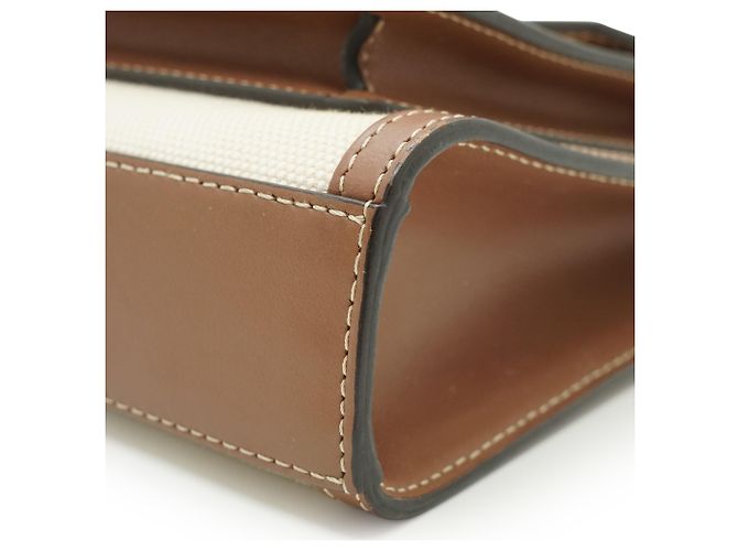 Burberry Mini Bolsa Horseferry Pocket Two-Tone - vista 7