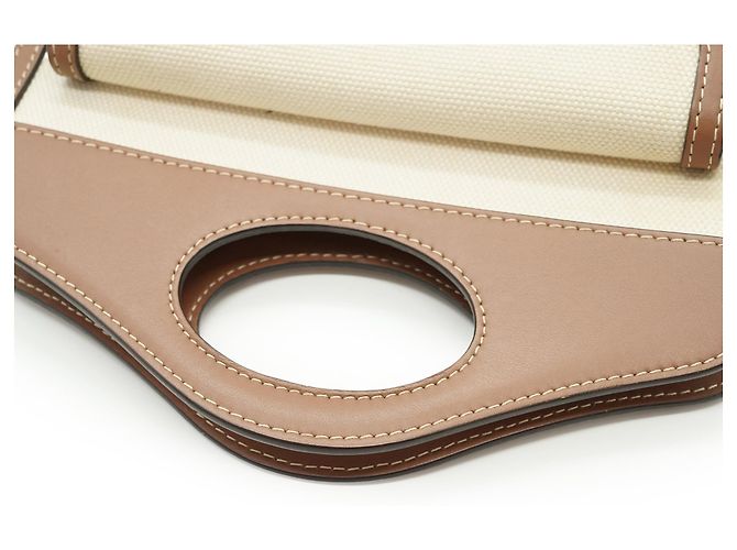 Burberry Mini Bolsa Horseferry Pocket Two-Tone - vista 9