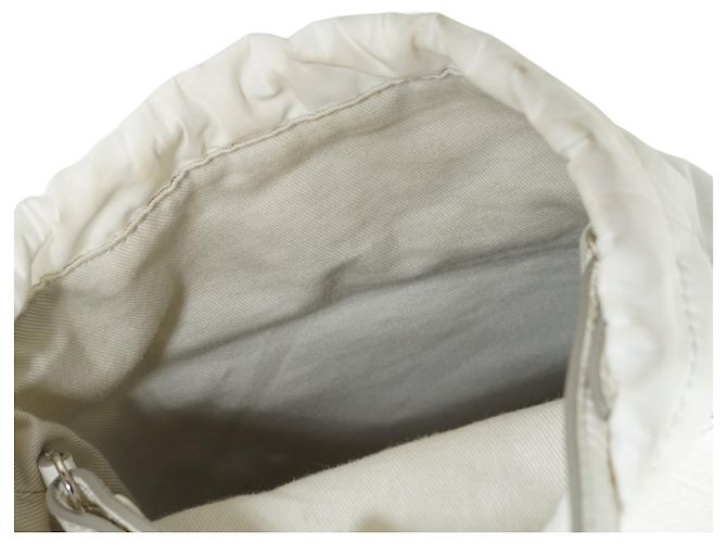 Autre Marque Maison Margiela 5AC Micro Borsa a Secchiello 2-Way Bianco - vista 14