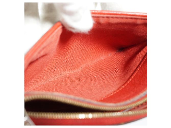 Louis Vuitton Pochette Monogram Pallas Cherry 2-Way Marron Rouge - vue 16