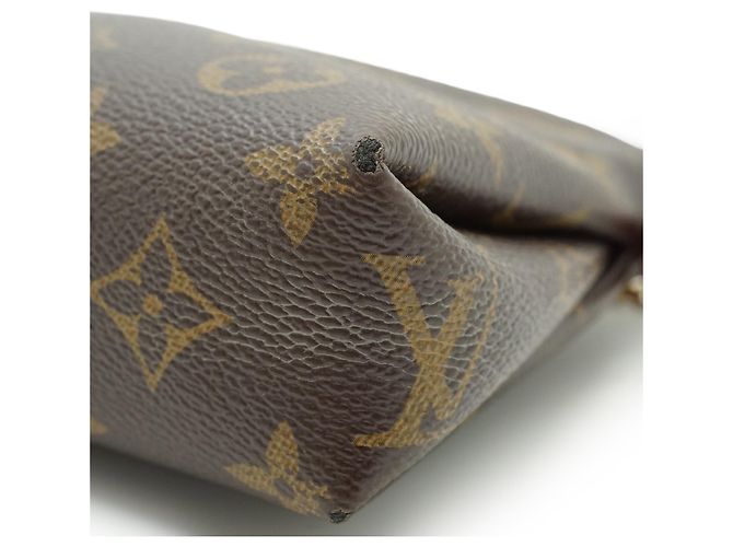 Louis Vuitton Pochette Monogram Pallas Cherry 2-Way Marron Rouge - vue 8
