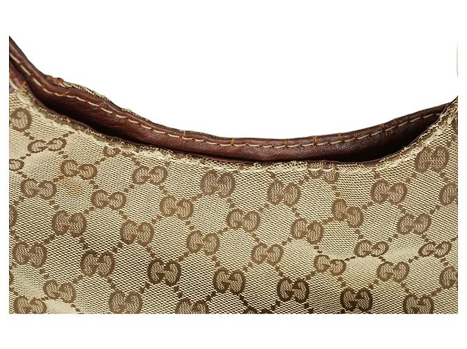 Gucci GG Canvas Charlotte Hobo-Tasche Braun - Ansicht 11