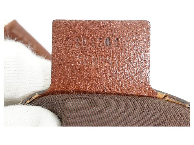 Gucci GG Canvas Charlotte Hobo-Tasche Braun - Ansicht 18