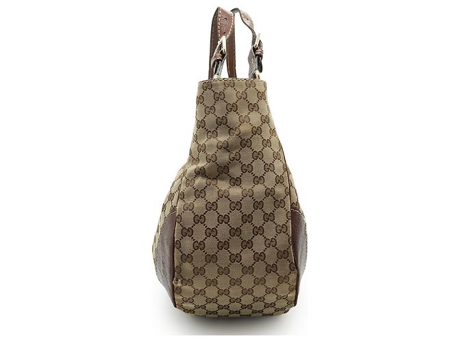 Gucci GG Canvas Charlotte Hobo-Tasche Braun - Ansicht 4