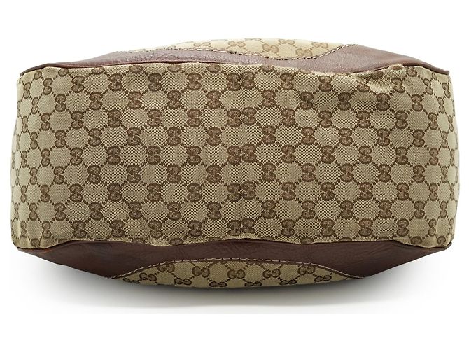 Gucci GG Canvas Charlotte Hobo-Tasche Braun - Ansicht 5