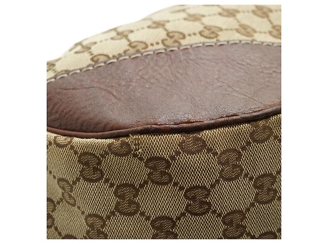Gucci GG Canvas Charlotte Hobo-Tasche Braun - Ansicht 6