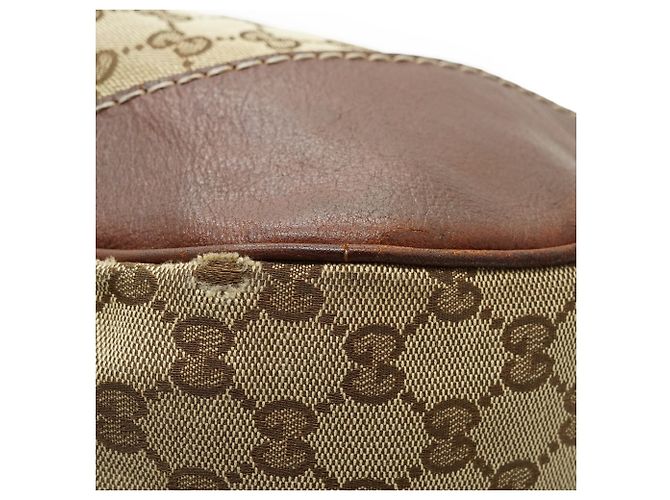Gucci GG Canvas Charlotte Hobo-Tasche Braun - Ansicht 7