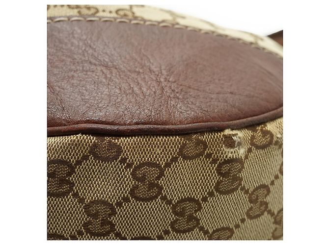 Gucci GG Canvas Charlotte Hobo-Tasche Braun - Ansicht 9