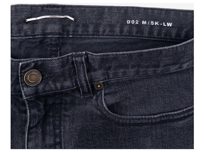 Autre Marque Jeans in denim Saint Laurent by Anthony Vaccarello AW16 D02 Scab Patch Nero - vista 4