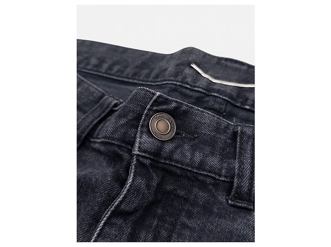 Autre Marque Jeans in denim Saint Laurent by Anthony Vaccarello AW16 D02 Scab Patch Nero - vista 5