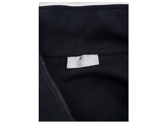 Dior Homme by Hedi Slimane SS04 Quarter Zip Pullover mit Bienen-Panels und Trainingsanzug Grau - Ansicht 12