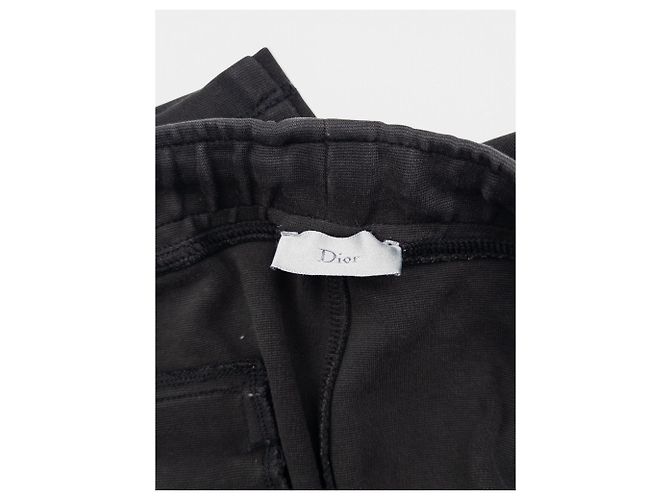 Dior Homme by Hedi Slimane SS04 Quarter Zip Pullover mit Bienen-Panels und Trainingsanzug Grau - Ansicht 13