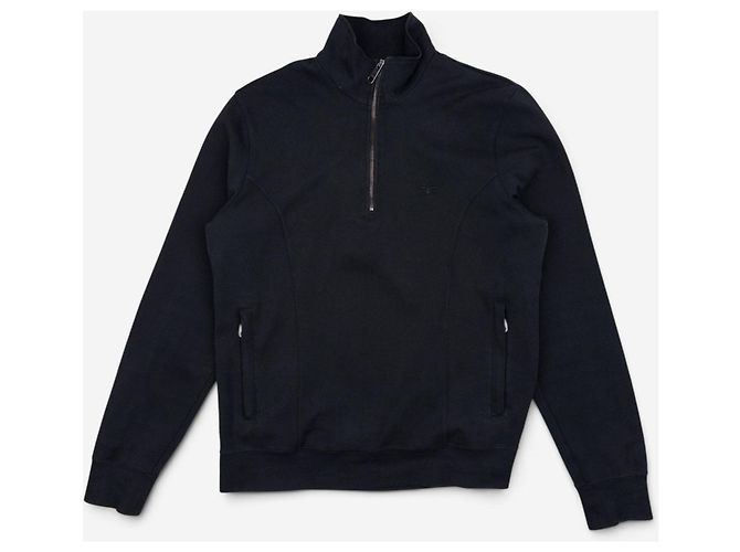 Dior Homme by Hedi Slimane SS04 Quarter Zip Pullover mit Bienen-Panels und Trainingsanzug Grau - Ansicht 2