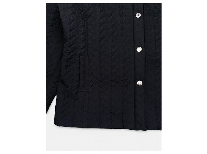 Sovracamicia trapuntata Diorissimo Trotter Monogram Dior by Galliano AW02 Blu navy - vista 3
