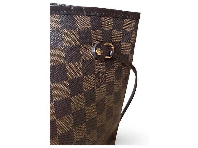 Louis Vuitton Neverfull GM Marrone - vista 3