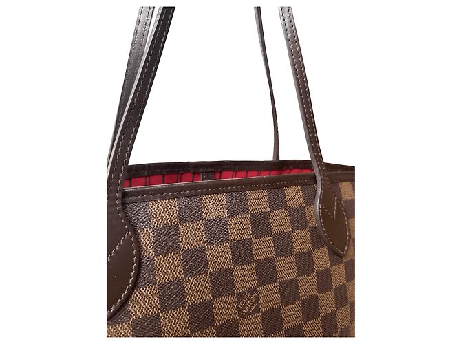 Louis Vuitton Neverfull GM Marrone - vista 3