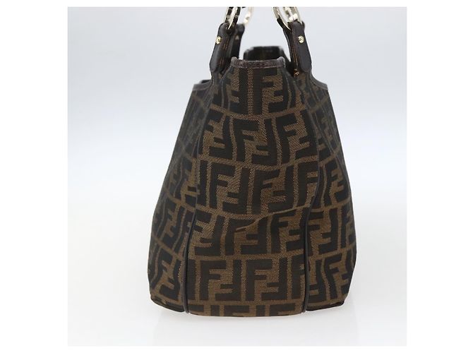Fendi Chef Zucca Canvas Small Castaño - vista 4