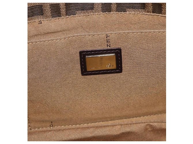Fendi Chef Zucca Canvas Small Castaño - vista 6